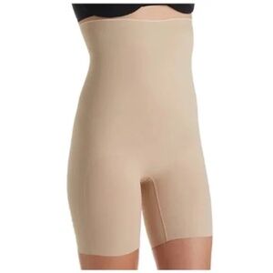 Chantelle Basic Shaping High Rise Mid Thigh Shorts XL Seamless Control Shapewear